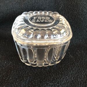 Vintage 1940s Glass Refrigerator Food Saver